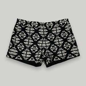 Lucky Brand Linen Blend Boho Southwestern Textured Shorts Size 4 - "Ornella"